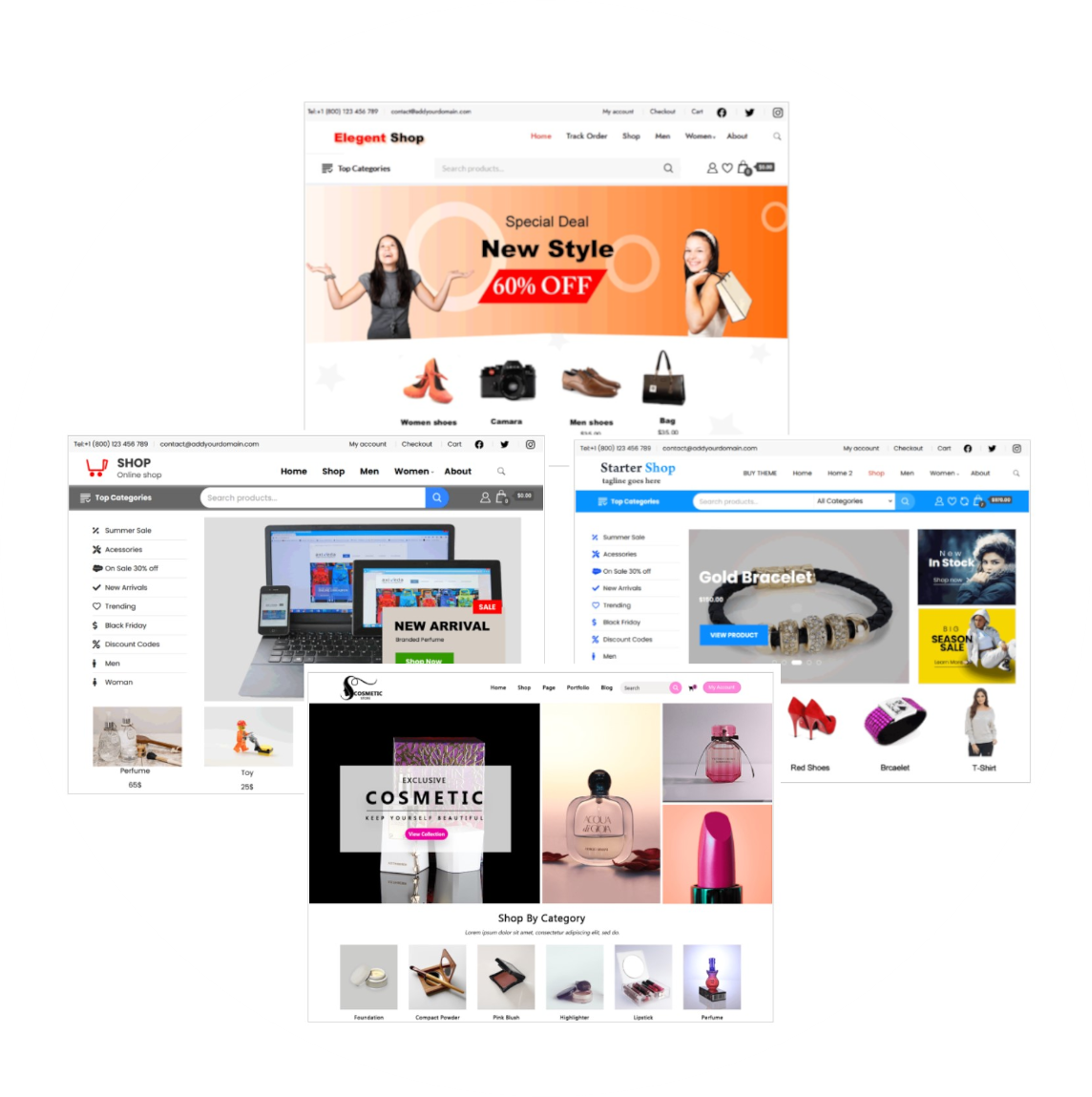 Create Online Store eCommerce - Free Templates - Themes