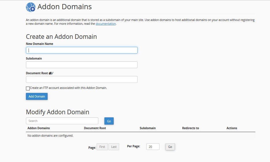 addon domain form screeshot121715